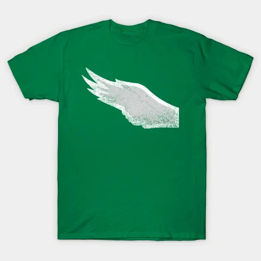 Retro Philadelphia Eagles Kelly Green Wing T-Shirt