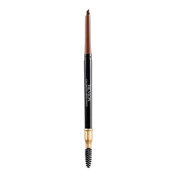 Revlon ColorStay Brow Pencil 210 Soft Brown waterproof angled tip spoolie 24HR natural finish Blush Fiji