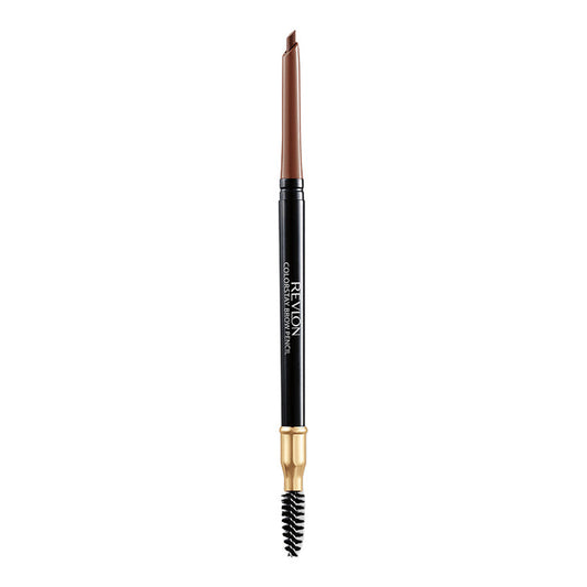 Revlon ColorStay Brow Pencil 210 Soft Brown waterproof angled tip spoolie 24HR natural finish Blush Fiji