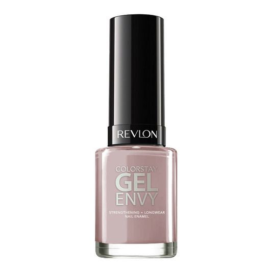 Revlon ColorStay Gel Envy 462 ALL GREIGED OUT - Longwear nail polish with glossy shine and chip-resistant, salon-quality finish