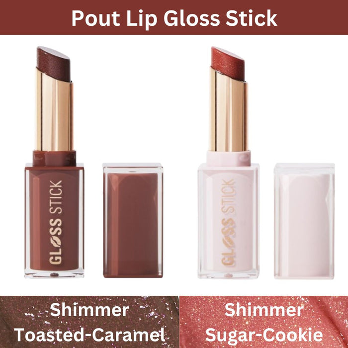 Revolution Pout Lip Gloss Stick  - Toasted Caramel & Sugar Cookie
