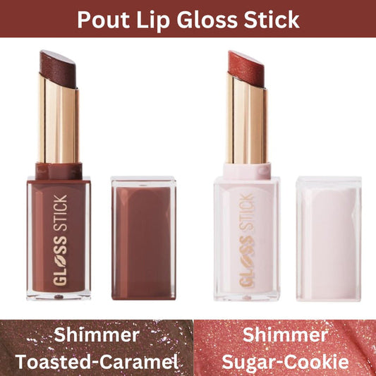 Revolution Pout Lip Gloss Stick  - Toasted Caramel & Sugar Cookie