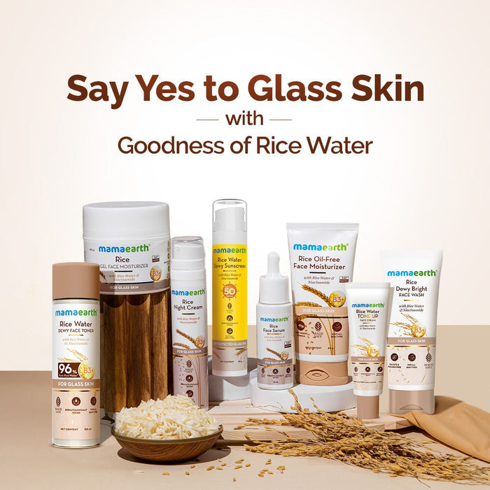 Glass skin rice water product lineup