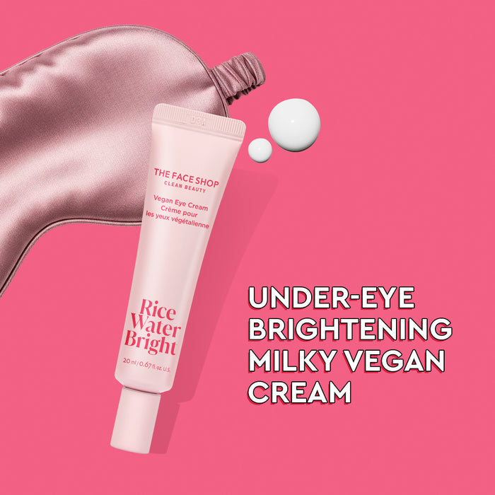 Rice Water Bright Vegan Eye Cream 20ml