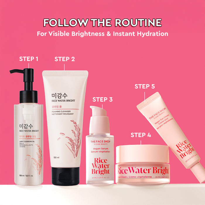 Rice Water Bright Vegan Eye Cream 20ml