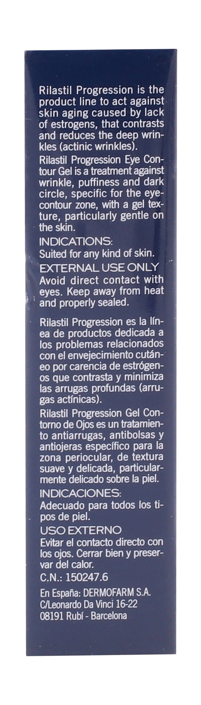 Rilastil Progression Eye Contour Gel 15 ML - Makkah Pharmacy