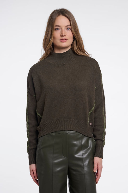 Rino & Pelle Firuze Turtleneck Pullover - Hunter Green