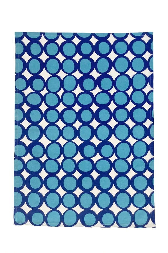 Robins Egg/Cobalt Set of Two Tea Towels