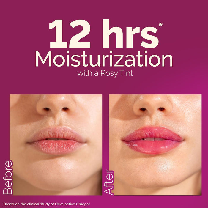 Rose Tinted 100% Natural Lip Balm with Rose Oil and Castor Oil for 12 hrs Moisturized Lips - 2 g