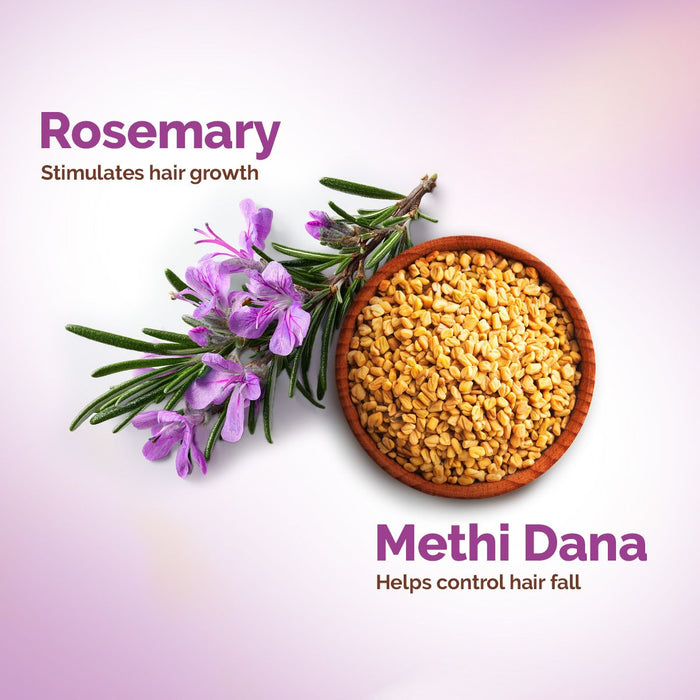 Mamaearth rosemary shampoo before after hair fall results