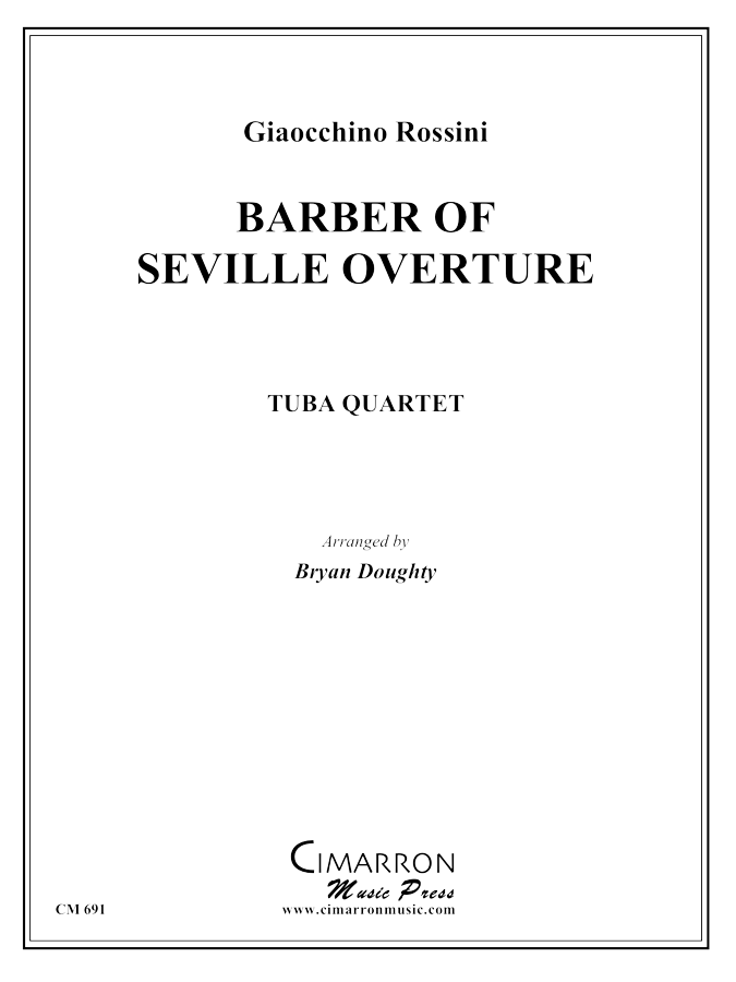 Rossini - Barber of Seville Overture - Tuba Quartet (EETT)