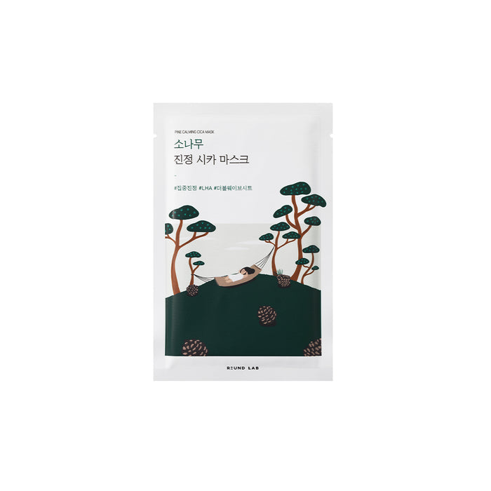 Round Lab Pine Calming Cica Mask Sheet 27ml (10Ea)