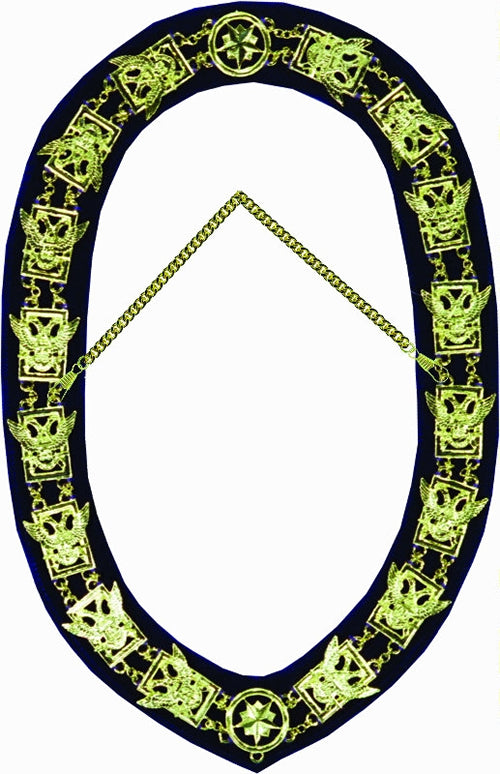 RSR10 Scottish Rite 32nd Degree Chain Collar