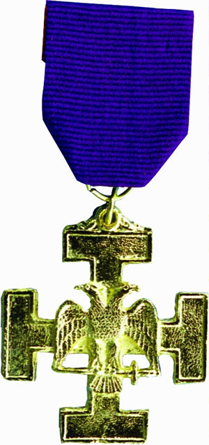 RSR3 Scottish Rite 32nd Degree Jewel Wings Down