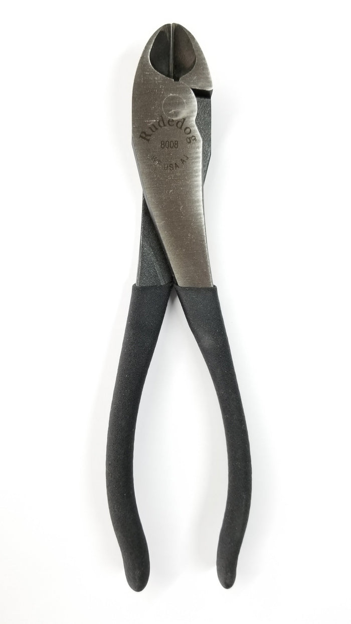 Rudedog USA 8" Ironworkers Diagonal-Cutting Pliers w/ Tether Hole #8008 - Ironworkergear