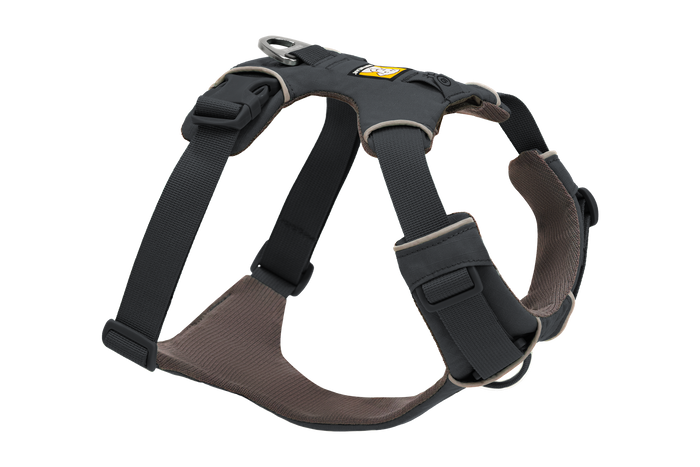 Ruffwear Front Range Harness in Basalt Grey, right side view