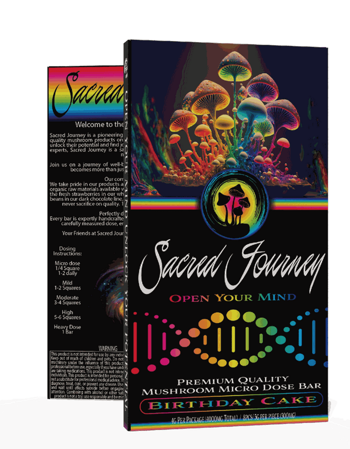 SACRED JOURNEY PREMIUM MICRO DOSE CHOCOLATE BAR | 4000MG