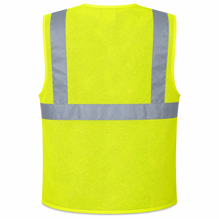 Safety Jacket MSRJ5 | Splendor Green Reflective Safety Jacket with 3M Reflective Tape