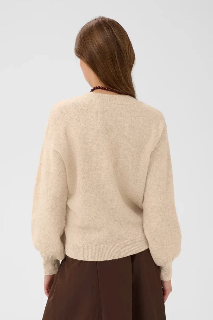 Saint Tropez Titia Pullover - Creme Melange