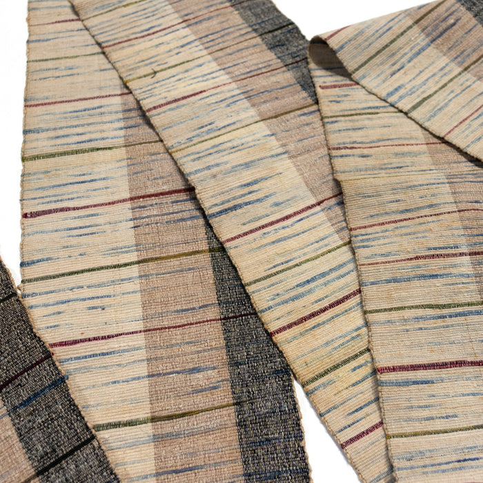 Sakiori Obi | Recycled Silk Upcycled Ragweave Belt