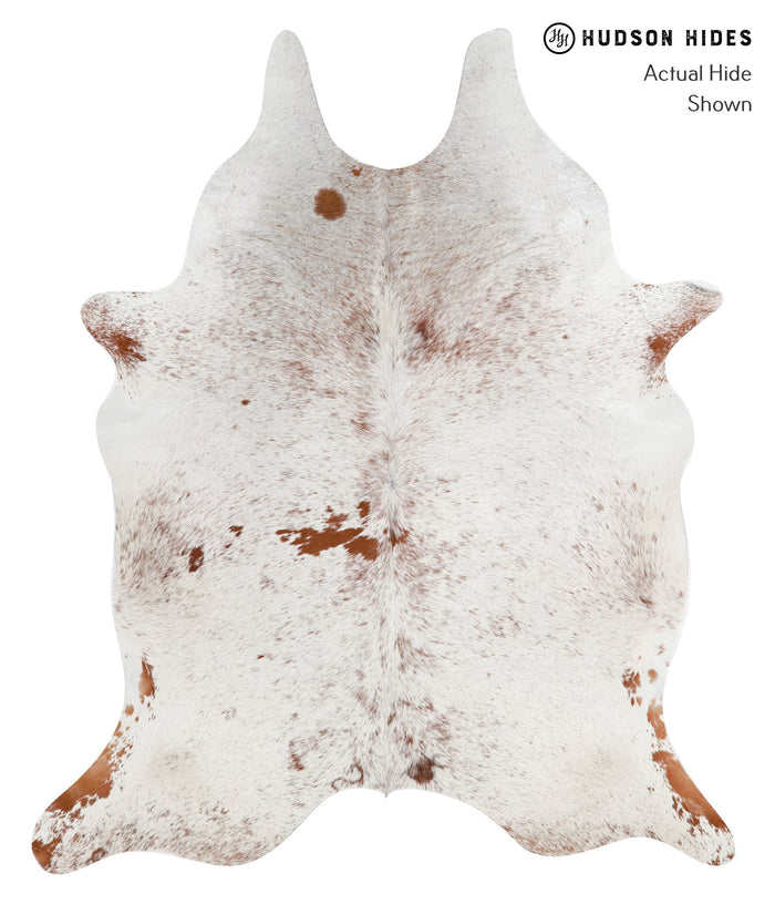 Salt and Pepper Brown Cowhide Rug #32214