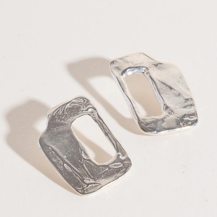 Salt Grass Portico Sterling Silver Earrings