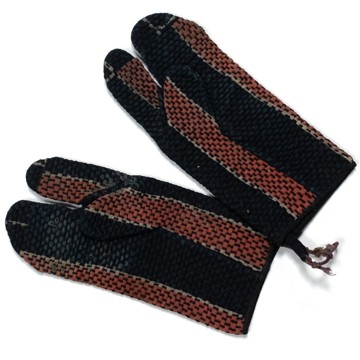 Sashiko Quilted Japanese Fireman's Gloves
