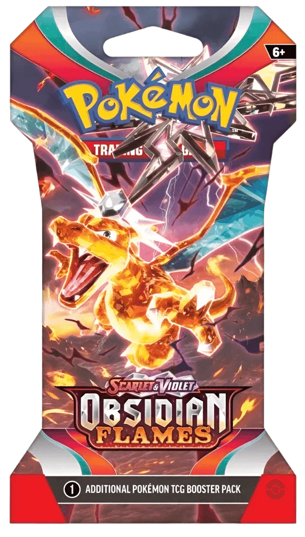 Scarlet & Violet: Obsidian Flames - Sleeved Booster Pack - Shop at xdovtoxtgo