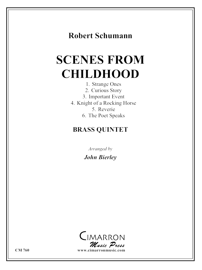 Schumann - Scenes from Childhood - Brass Quintet