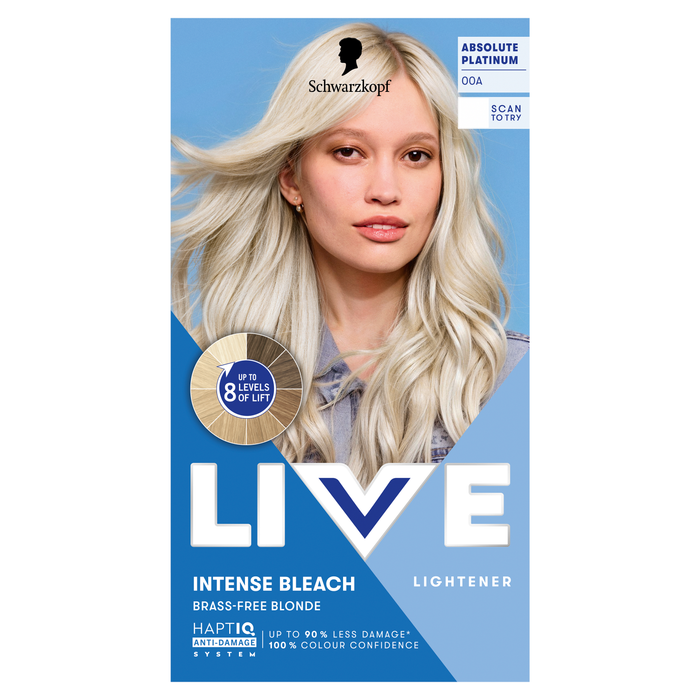 Schwarzkopf LIVE Intense Bleach 00A Absolute Platinum Lightener