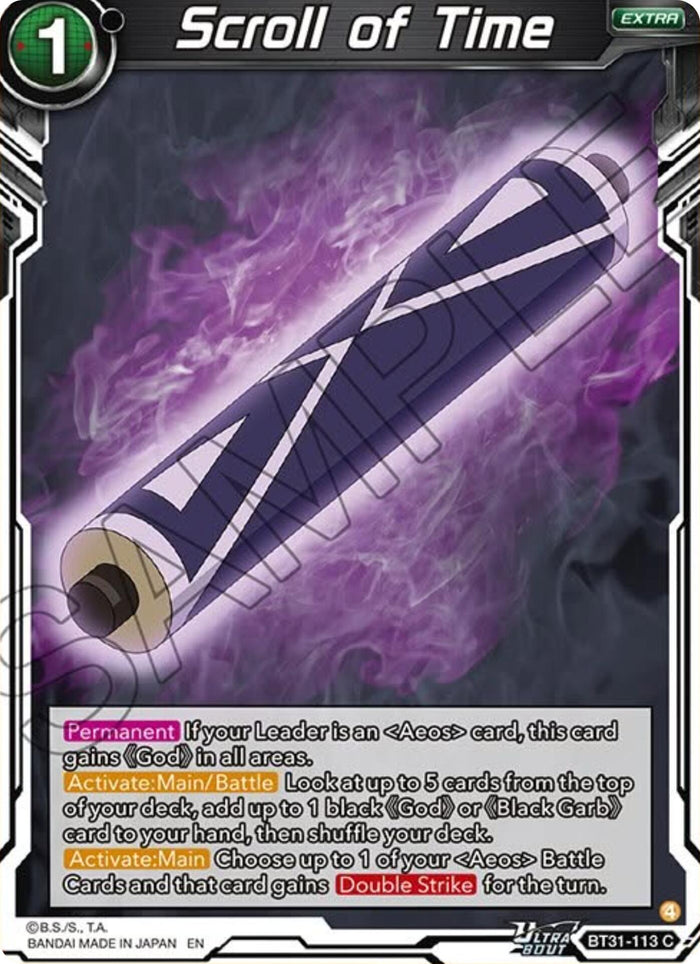 Scroll of Time (BT31-113) [Impact Beyond Dimensions] - Shop at xdovtoxtgo
