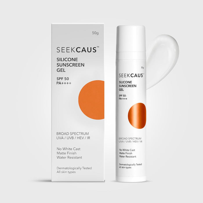 SEEKCAUS Silicone Sunscreen Gel, SPF 50 PA++++ - Cosmosentials