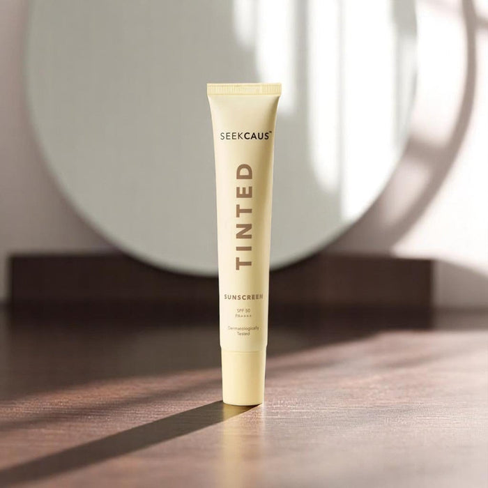 Seekcaus Tinted Sunscreen Gel SPF 50 PA++++ - Cosmosentials