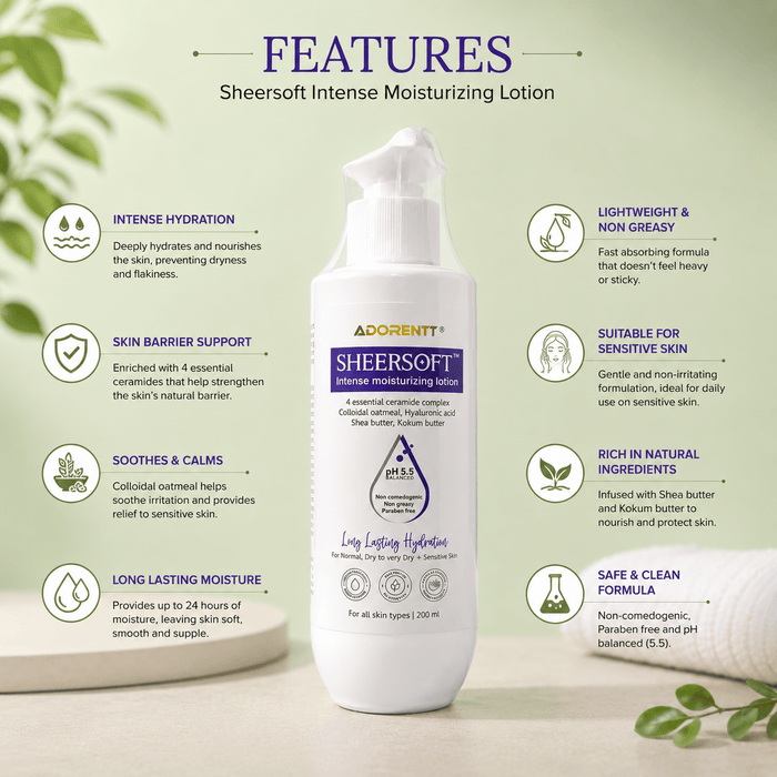 Sheersoft Intense Moisturizing Lotion 200ml - Cosmosentials