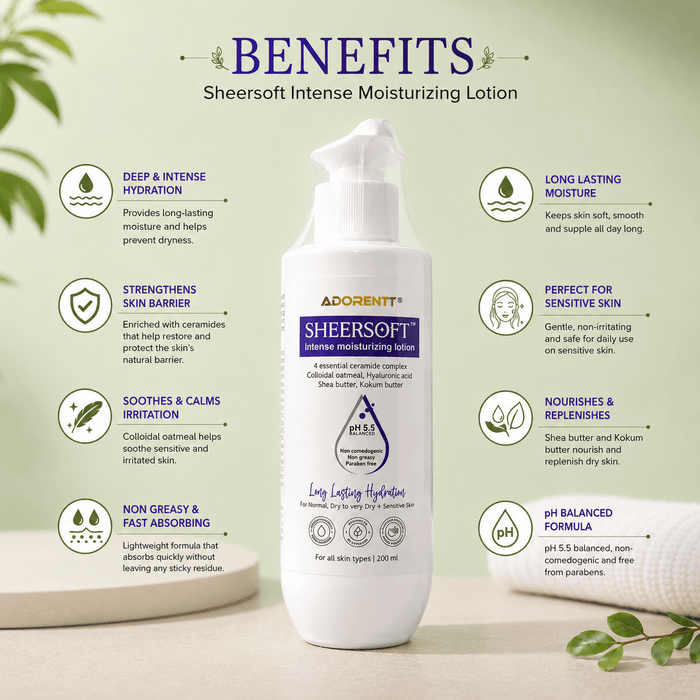 Sheersoft Intense Moisturizing Lotion 200ml - Cosmosentials