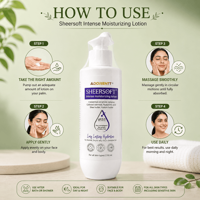 Sheersoft Intense Moisturizing Lotion 200ml - Cosmosentials