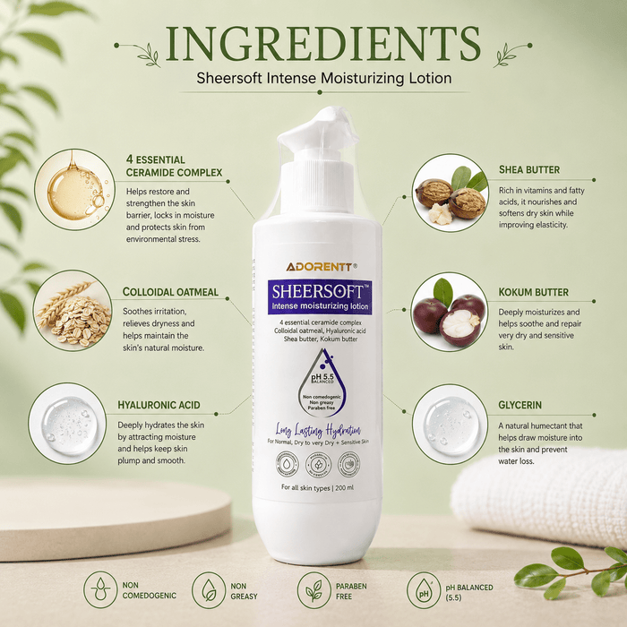 Sheersoft Intense Moisturizing Lotion 200ml - Cosmosentials