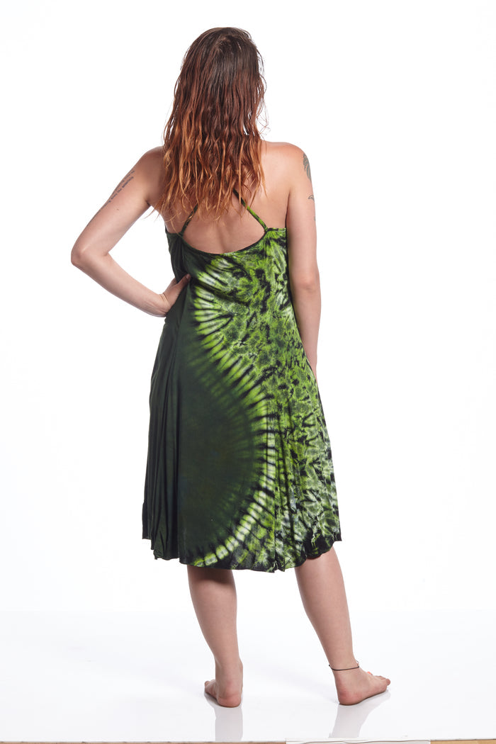 Short Spaghetti Strap Avocado Yin