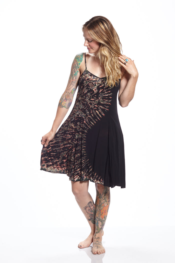 Short Spaghetti Strap Forest Yin
