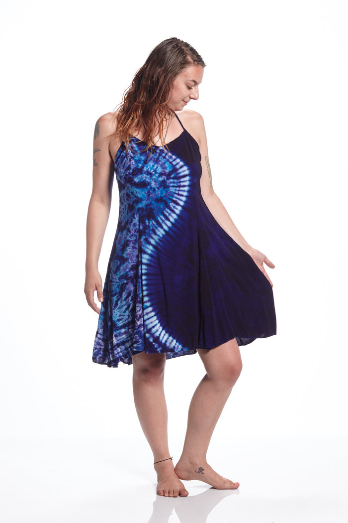 Short Spaghetti Strap Violet Yin