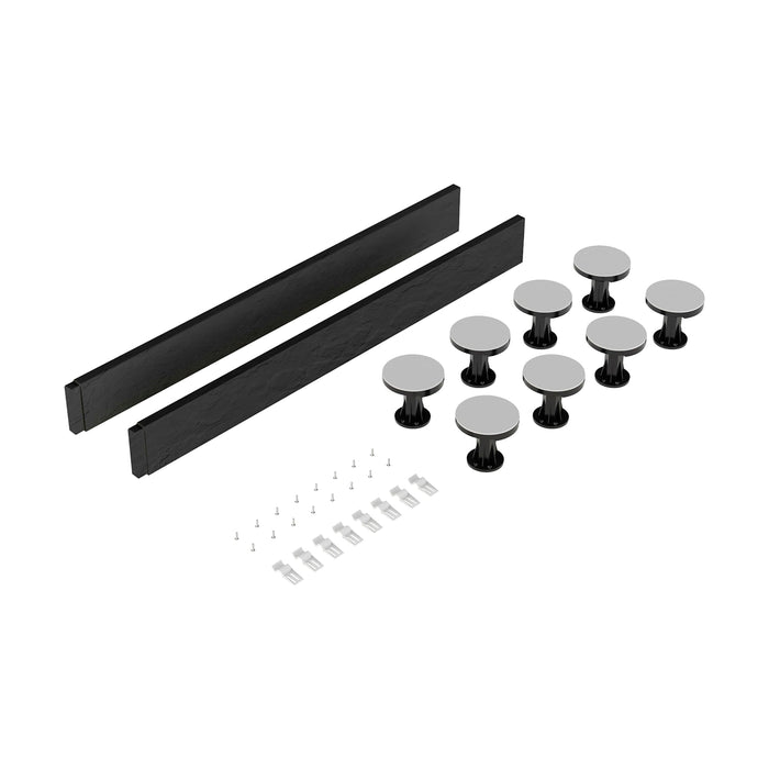 [BELG2S] Shower Tray Leg Set for 1000mm Square & Rectangular Shower Trays, Choice of Colour - Cutout