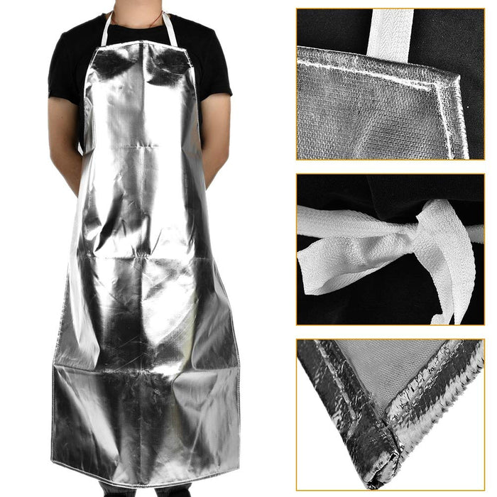 Silver Aluminized Apron,
