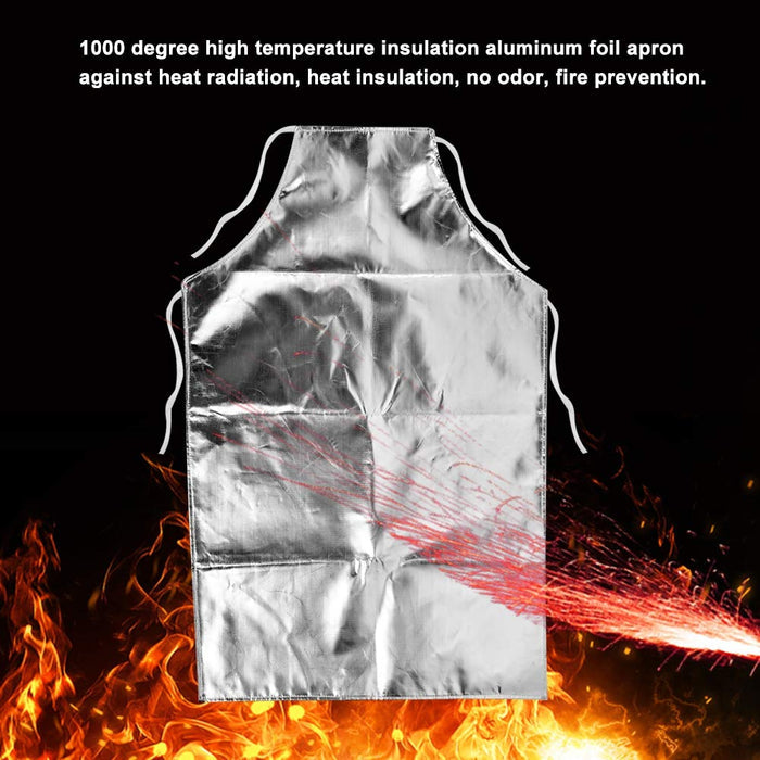 Silver Aluminized Apron,