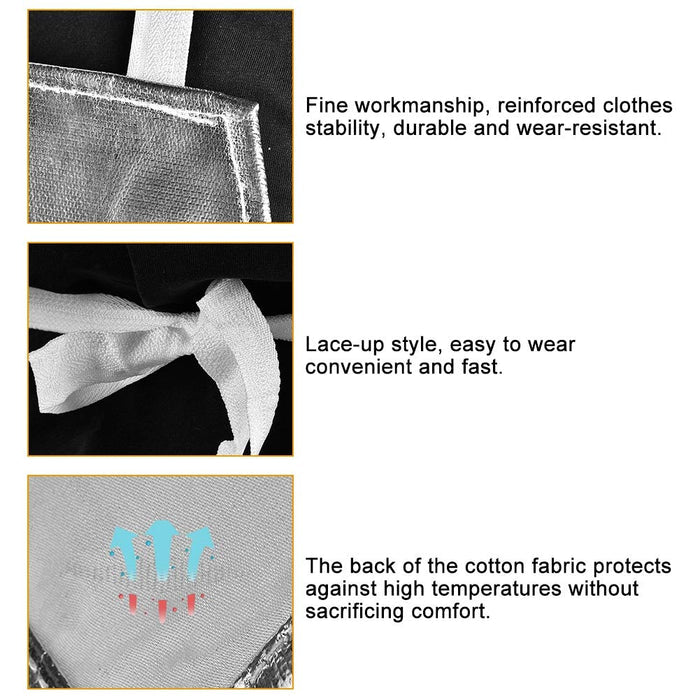 Silver Aluminized Apron,