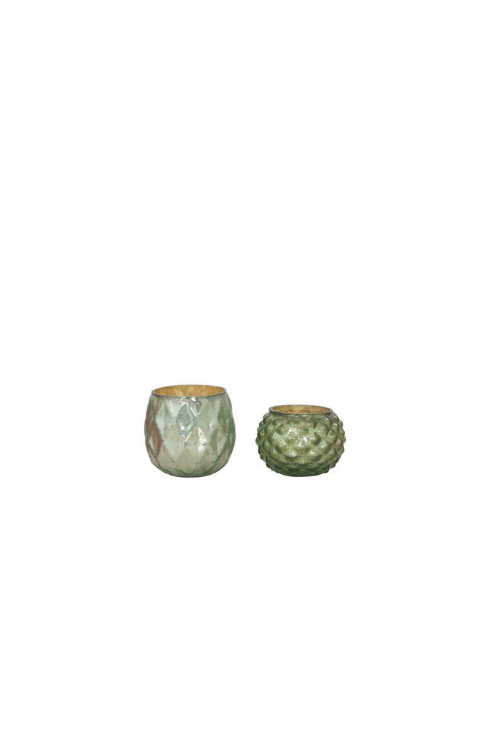 Creative-Co-Op-Mercury-Glass-Votive-Green