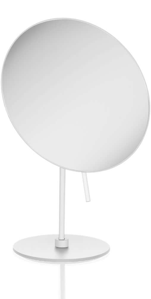 SPT 71 Free-Standing 5x Makeup Mirror in Chrome, Black, or White by Decor Walther