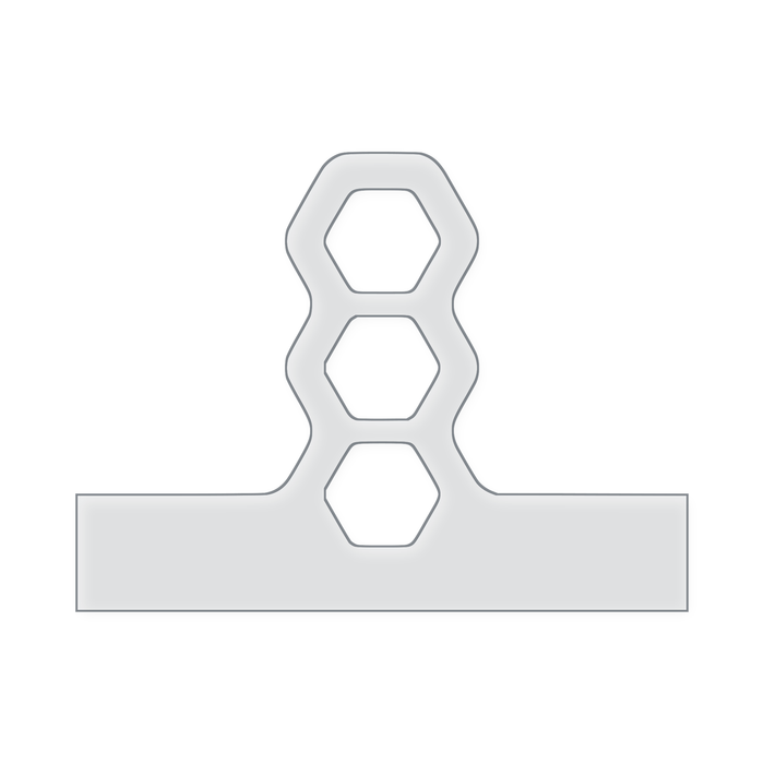 Stacked Honeycomb Charcuterie Board Handle Router Template
