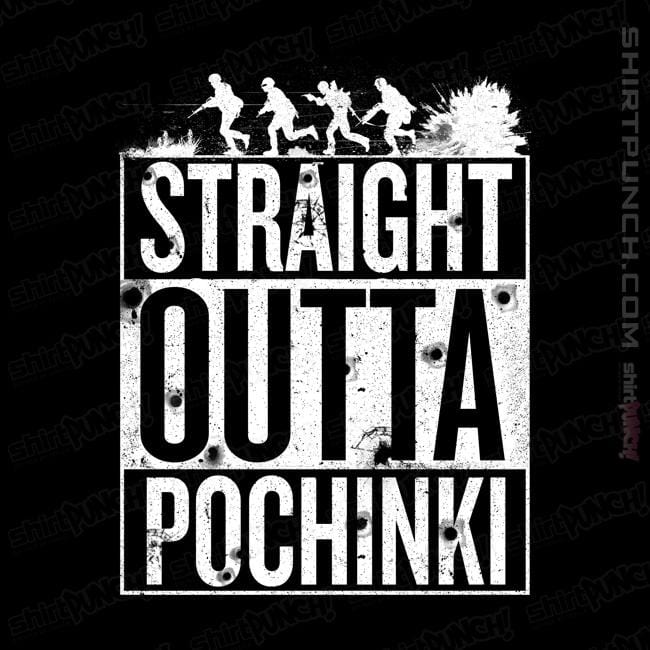 Shirts Magnets / 3"x3" / Black Straight Outta Pochinki