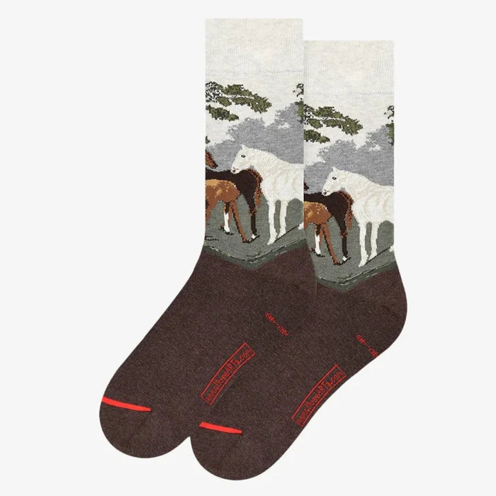Stubbs Mares and Foals Men's Socks