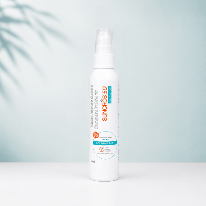 Suncros 50 Aqualotion SPF 50 Sunscreen - Cosmosentials